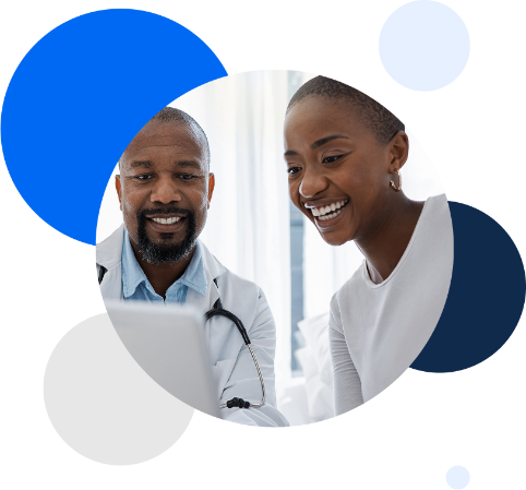 An Apanly's Doctor and member smiling