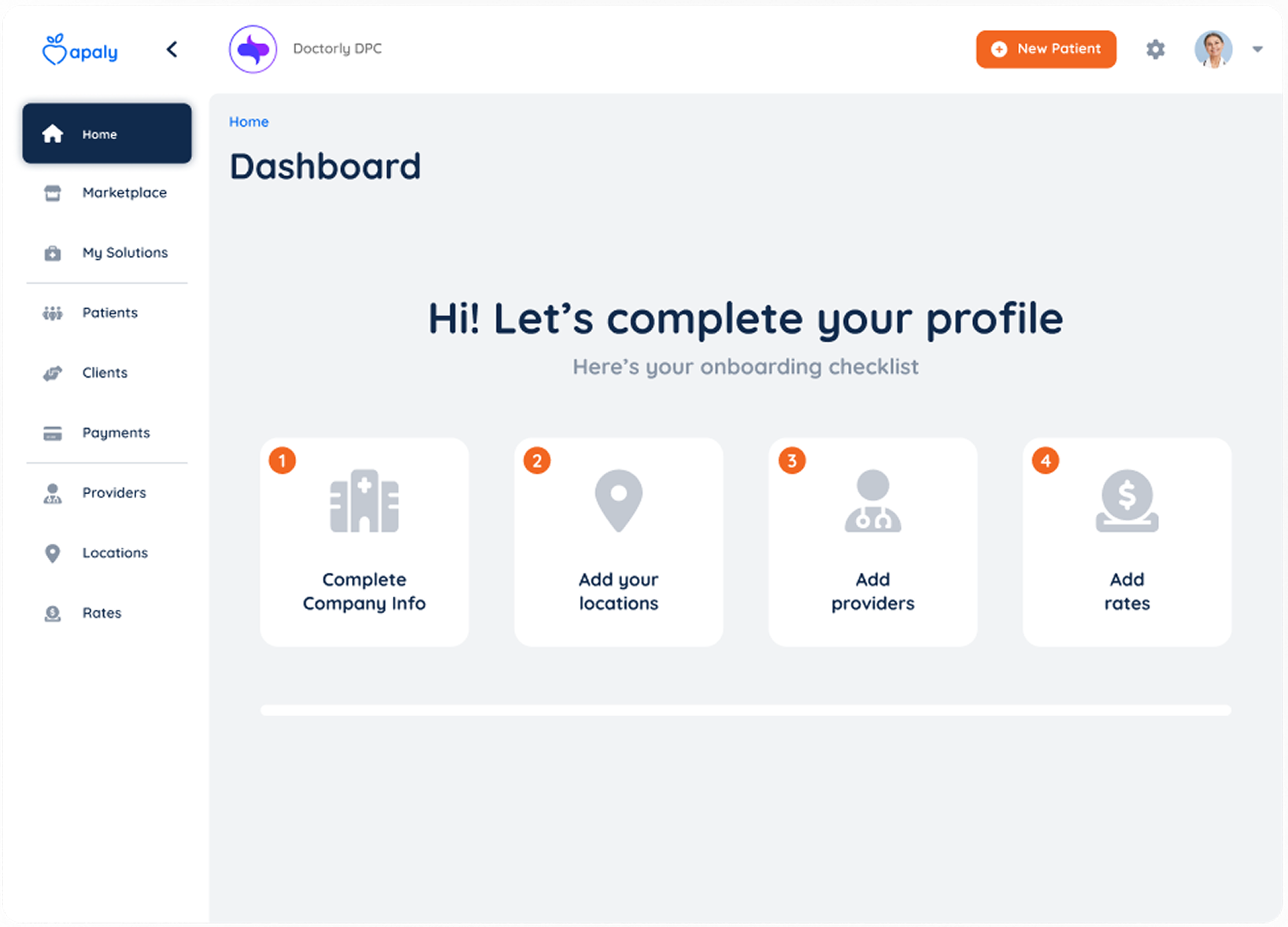 Provider Portal - Home