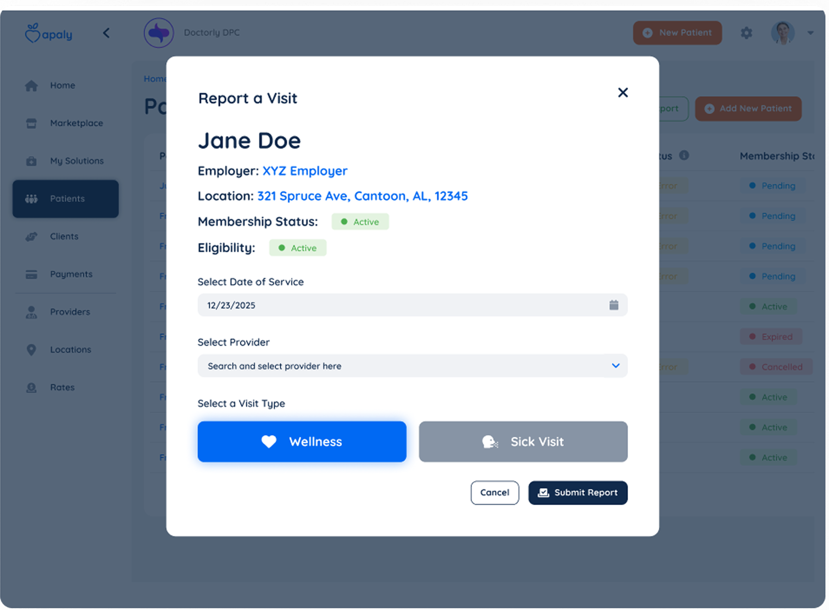 Deliver care and get paid