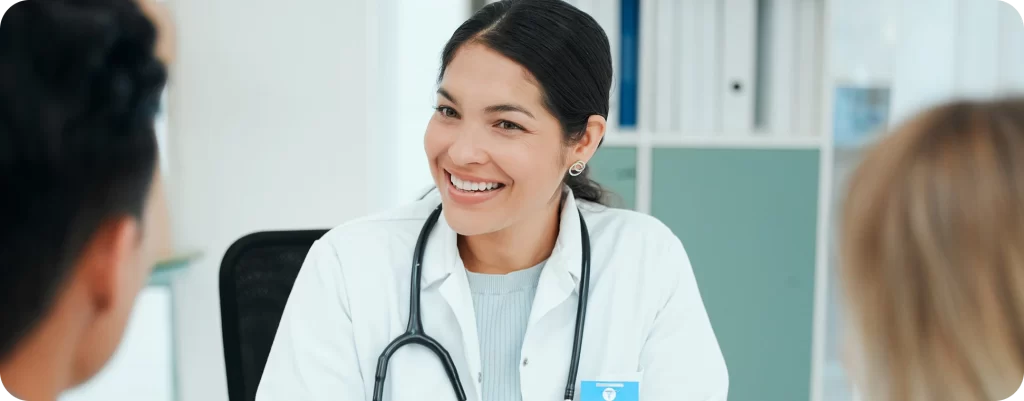 APC+ members at doctor office