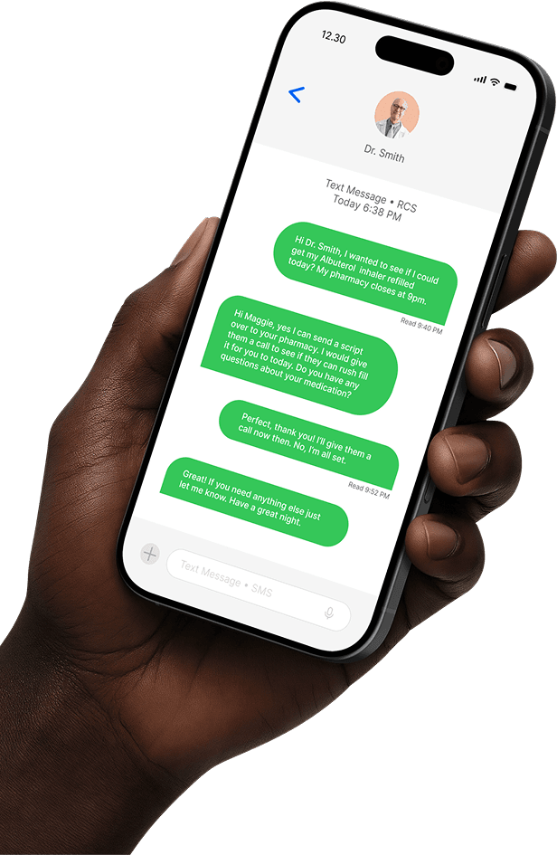 Direct message your doctor with apaly